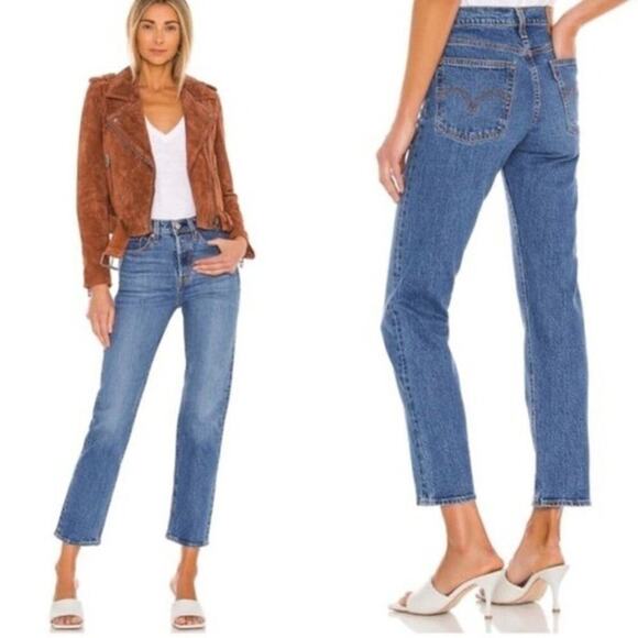 Levi’s Premium Wedge Straight Ankle in Medium Wash Size 27 x 26 - Picture 1 of 7